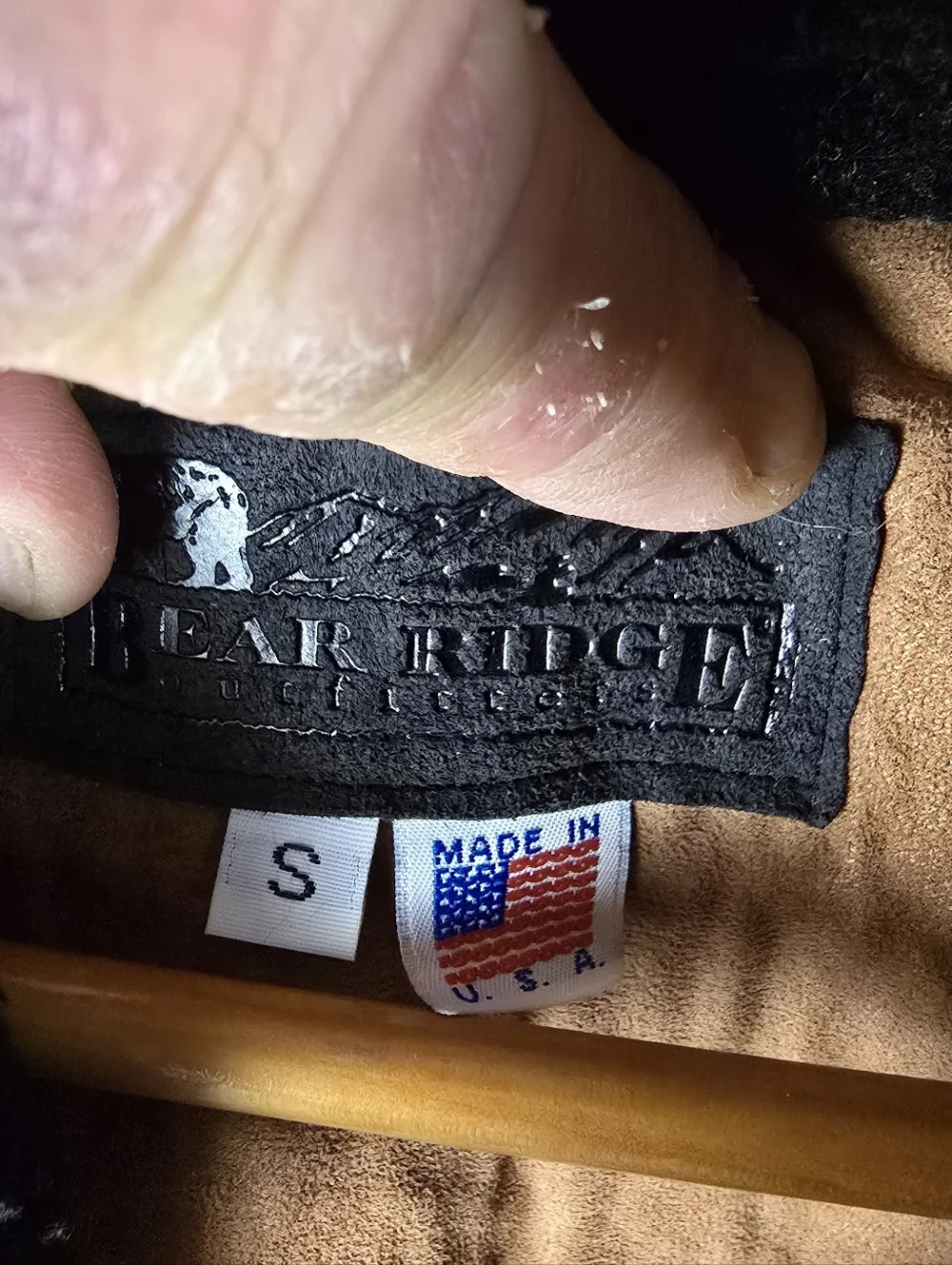 Bear Ridge Outfitters Black/Tan Vest Vintage Womens Sz S Made In U.S.A. - Picture 4 of 5